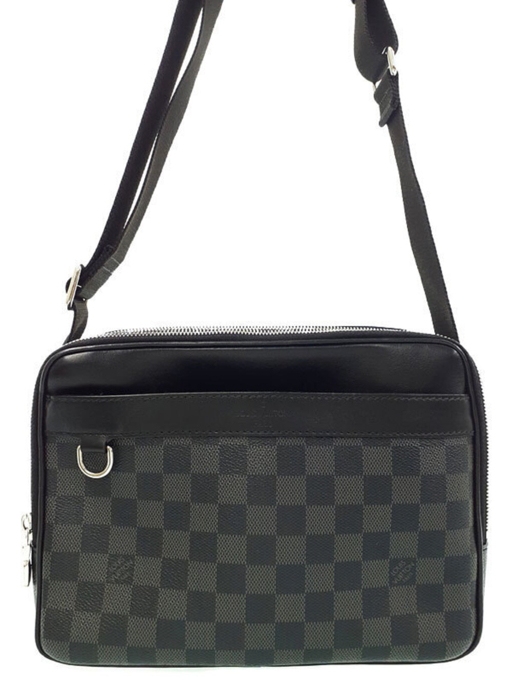 Louis Vuitton Damier Graphite Black Trocadero Messenger Shoulder Bag
